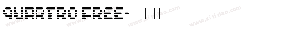 quartro free字体转换